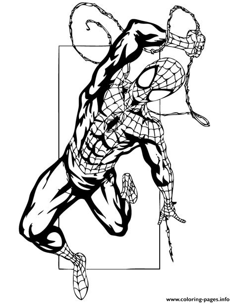 spider man web colouring page coloring page printable