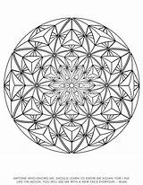 Sacred Geometry sketch template