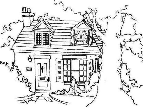farmer house  houses coloring page color luna house colouring