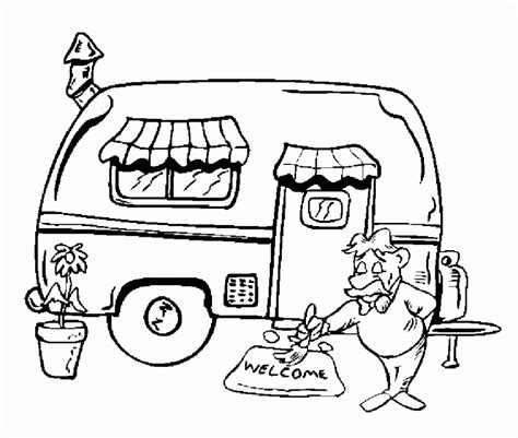 camping coloring pages  printable