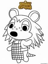 Crossing Animal Coloring Pages Sable Printable Bubakids Color Print Sheets Book Kids Animals Animalcrossing Choose Board sketch template