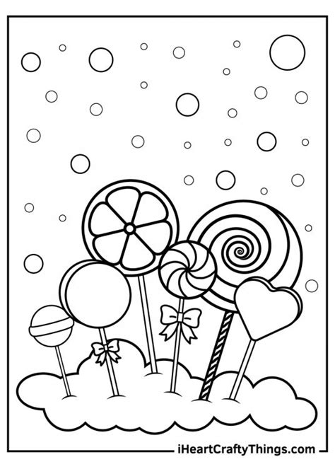 candy coloring pages   printables