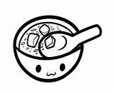 Soup Miso Coloring Pages Clipart Bowl Printable Template Getcolorings Color Pot Clipground Kids Popular sketch template