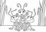 Coloring Pages Bugs Life Disney Insect Bug Colouring Choose Board sketch template