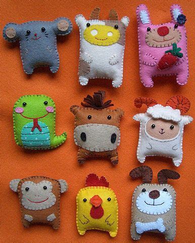 animal felt stuffed animals felt crafts felt diy felting projects