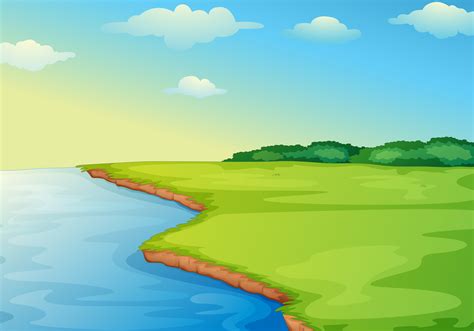 open field  vector art  vecteezy