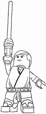 Lego Skywalker Luke Drawing Draw Wars Star Easy Outline Steps Tutorial Clipart Finished Drawings Step Light Library Paintingvalley sketch template