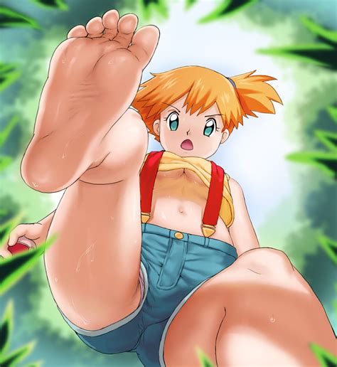 Rule 34 Ass Breasts Feet Giantess Green Eyes Human Kasumi Pokemon