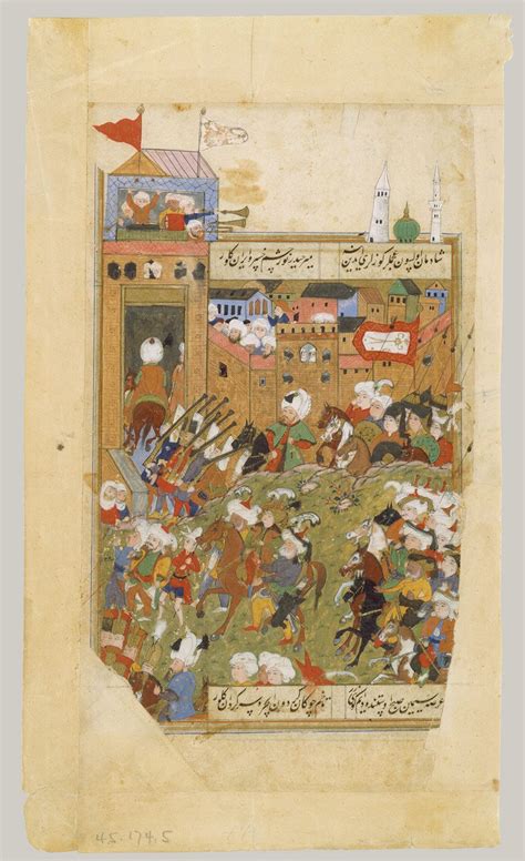 mahmud abd al baqi ottoman army entering  city folio   divan  mahmud abd al baqi