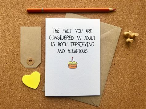 Funny Birthday Card Becoming An Adult Adulting Etsy