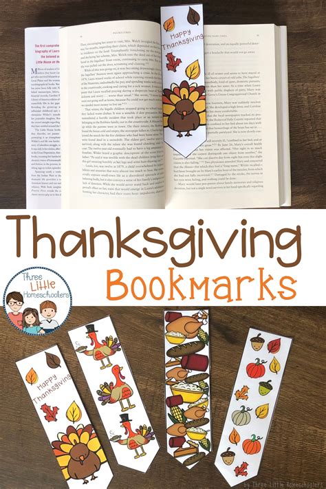 thanksgiving bookmarks thanksgiving activities fun fall activities