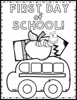 enjoy   day  school color page preschool  day