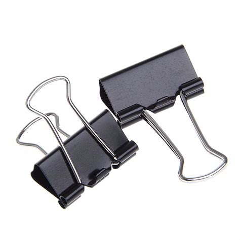 buy bgcs  pcs mm black metal binder clips file