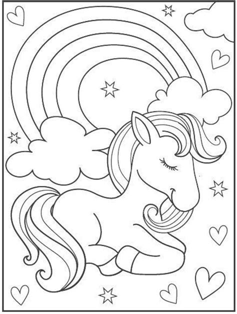 pony coloring pages  kids etsy