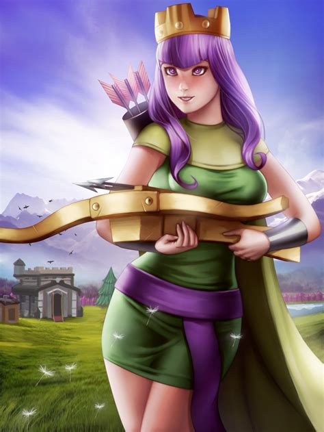 Clash Of Clans Archer Queen Images Full Hd Pictures