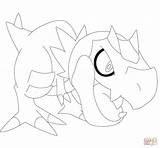 Coloring Tyrunt Pages Clipart Supercoloring Drawing sketch template