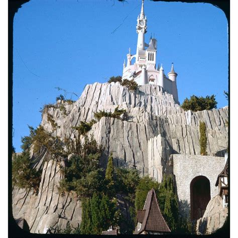 collection of 51 amateur color slides from disneyland circa 1960s