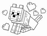 Minecraft Coloring Color Print Kids Pages Characters Children sketch template