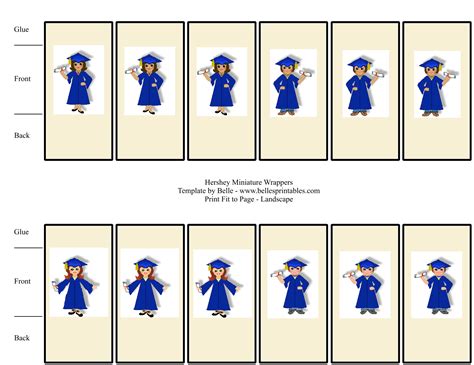 candy bar wrappers graduation printables pinterest