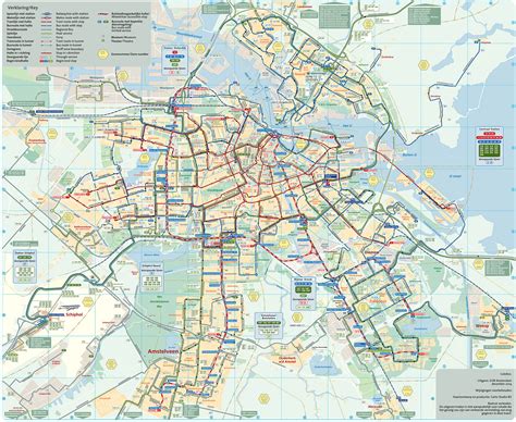 map  amsterdam bus night bus stations lines