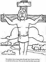 Yesus Tuhan Disalib Minggu Sekolah Cerita Mewarnai Alkitab Ceria Karikatur Sumber sketch template