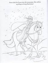 Frozen Coloring Pages Sheets Horse Disney Illustrations Official Anna Colouring Fanpop Elsa Kids Book Color Frost Choose Board sketch template