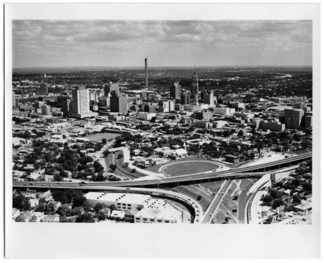 aerial view  downtown san antonio texas  portal  texas history