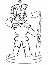 Tin Soldier Coloring Colorkid Pages sketch template