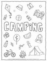 Camping Planerium sketch template