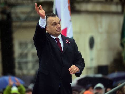 hungarian pm gives historical anti migration and anti eu