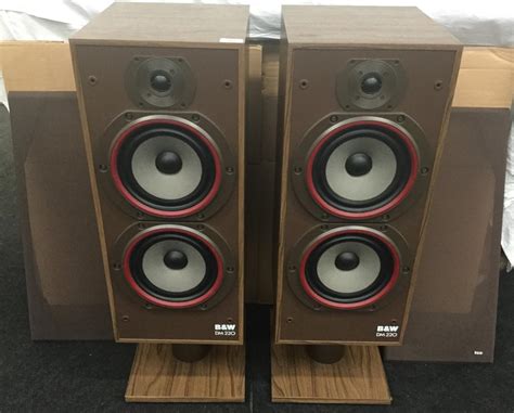 dm  speakers  pair  dm bowers  wilkins  watt speakers  speakers ha