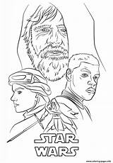 Force Coloring Pages Wars Star Awakens Jedi Poster Last Vii Episode Bb8 Printable Bb Size Getcolorings Rey Drawing Tutorials Return sketch template