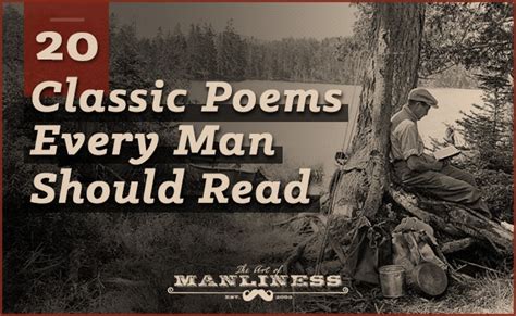 classic poems  man  read  art  manliness