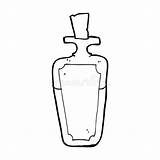 Potion Bottle Cartoon Vector Coloring Stock Glass Illustration Template Clip Lineartestpilot Pages Printable Depositphotos Platonite sketch template