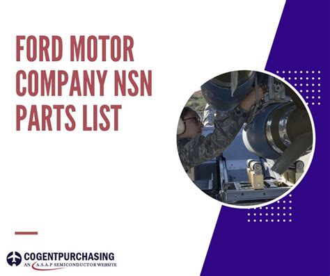 ford nsn parts catalog ford motor company ford motor ford
