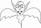 Vampire Coloring Pages Bat Printable Kids Color Vampires Diaries Template Animals Sheet Print Animal Comments Bestcoloringpagesforkids sketch template