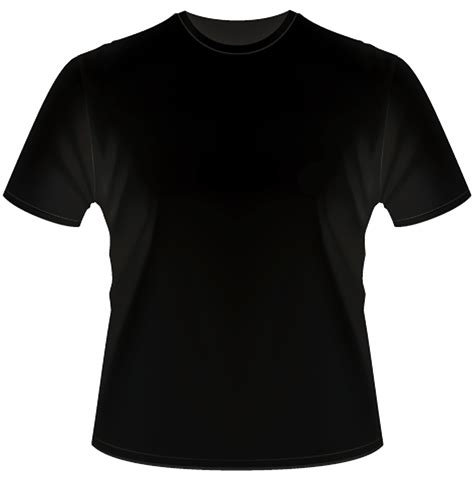 plain black  shirt clipart