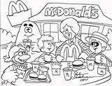 Mcdonald Coloring Grimace Mcdonalds Pages Ronald Hamburglar Seidelman Rich Storyboard sketch template