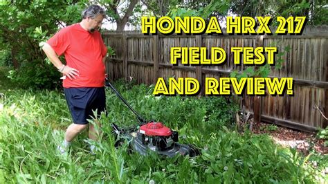honda hrx   propelled gas lawn mower field test review youtube