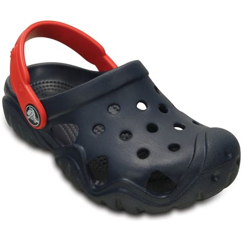 crocs boys swiftwater clogs navyflame eastern mountain sports