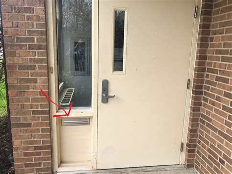 mail slots installed  parish offices