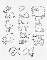 Animais Pintar Fazenda Vaca Domesticos Imagem Porco Pato Vacas Cavalo Cao Ovelha Coelho Arca Sponsored Coloringcity Myrl sketch template