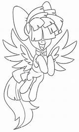 Songbird Derpibooru Monochrome Pegasus Serenade sketch template