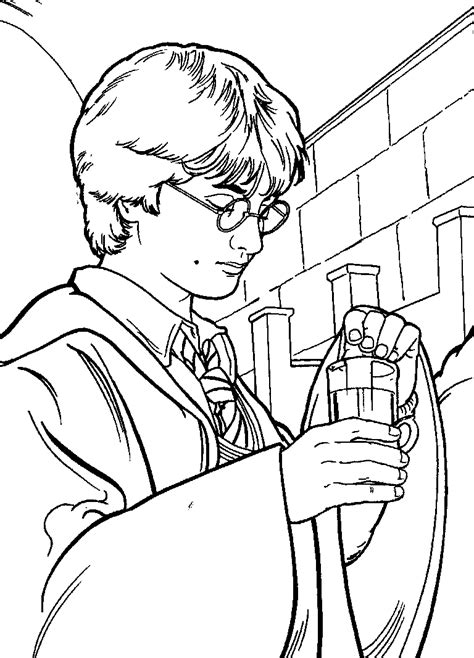 printable harry potter coloring pages  kids