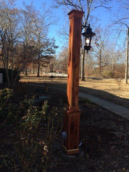eastern red cedar light post outdoor post lights solar lights garden
