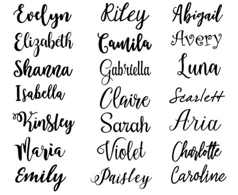 calligraphy cursive  decal  options sizes  etsy