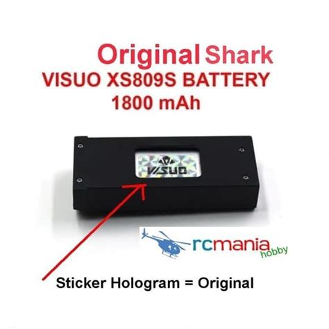 jual battery baterai batre original drone visuo shark visuo battle shark kode ty shopee