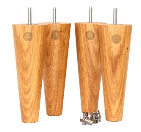 summer solid oak  tapered wooden furniture legs