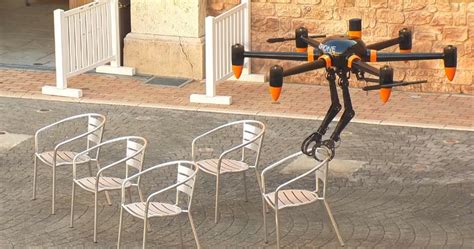 drone equipped   robotic arms   grab  viral zone