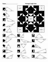Sum Theorem Triangle sketch template
